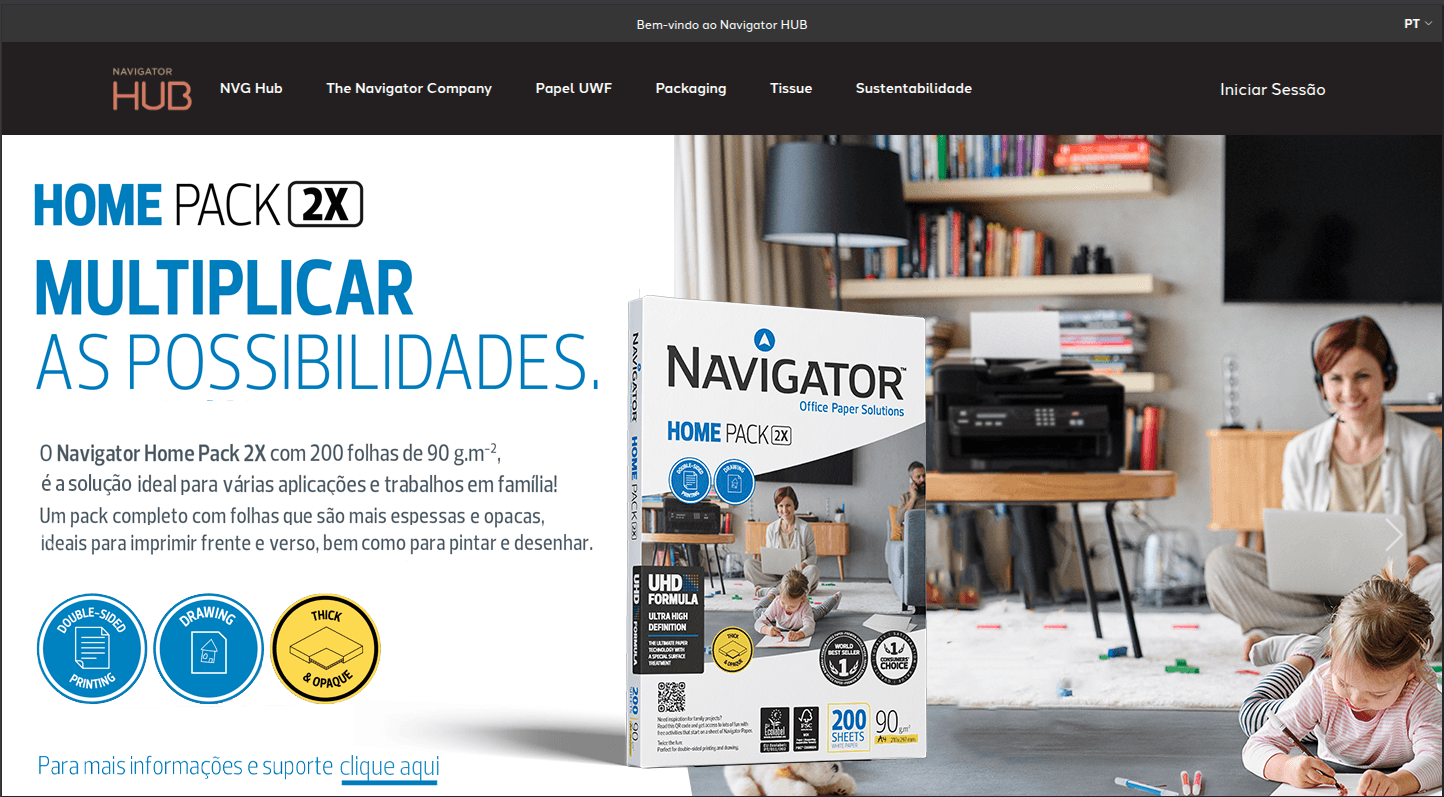 navigator hub website image